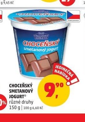 CHOCEŇSKÝ SMETANOVÝ JOGURT