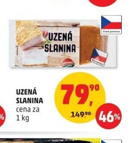 UZENÁ SLANINA cena za 1 kg