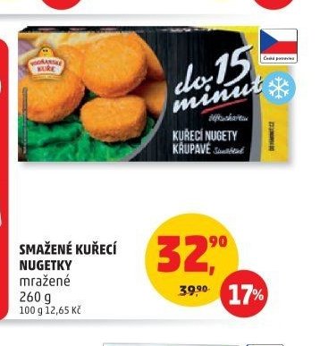 SMAŽENÉ KUŘECÍ NUGETKY mražené 260 g