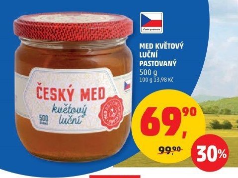 MED KVĚTOVÝ LUČNÍ