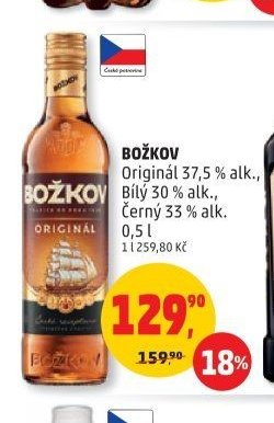 Božkov Originál, Bílý, Černý