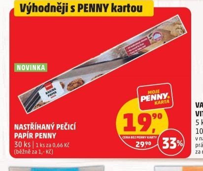 Nastříhaný pečicí papír Penny
