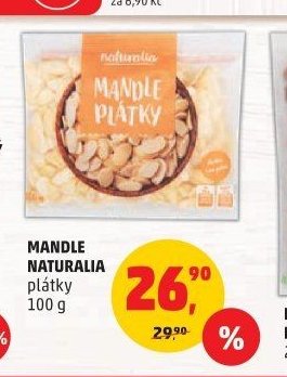 Mandle Naturalia plátky
