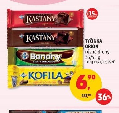 TYČINKA ORION různé druhy