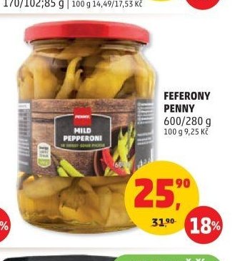FEFERONY PENNY 600/280 g