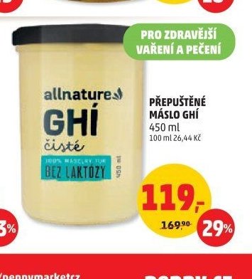 PŘEPUŠTĚNÉ MÁSLO GHÍ 450 ml