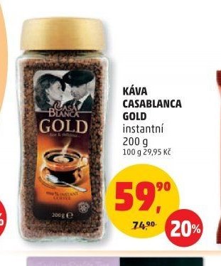 KÁVA CASABLANCA GOLD instantní 200 g