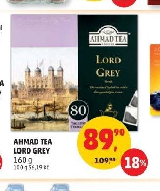 AHMAD TEA LORD GREY 160 g