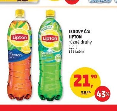 LEDOVÝ ČAJ LIPTON různé druhy 1,5 l
