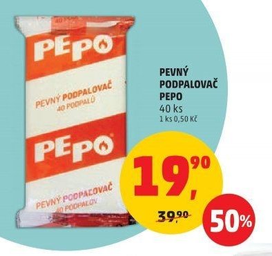 PEVNÝ PODPALOVAČ PEPO