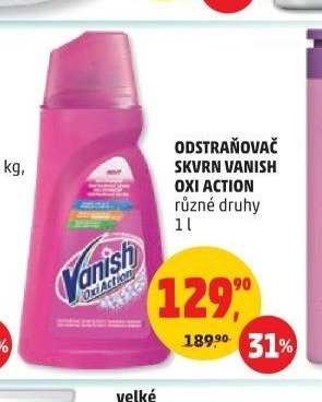 ODSTRAŇOVAČ SKVRN VANISH OXI ACTION