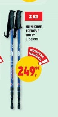 Hliníkové trekové hole