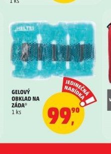 Gelový obklad na záda
