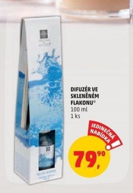 DIFUZÉR VE SKLENĚNÉM FLAKONU 100 ml