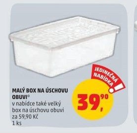 Malý box na úschovu obuvi
