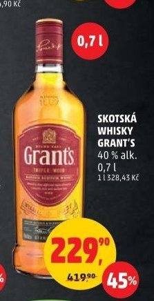 SKOTSKÁ WHISKY GRANT'S