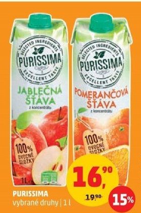 Purissima vybrané druhy