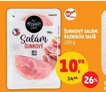 Šunkový salám Řezníkův talíř