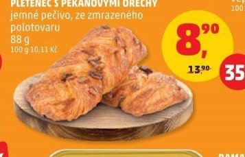 Pletenec s pekanovými ořechy