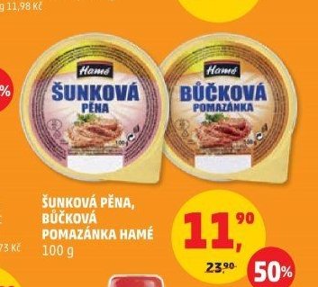 Šunková pěna, Bůčková pomazánka Hamé