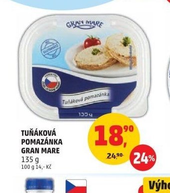 Tuňáková pomazánka Gran Mare