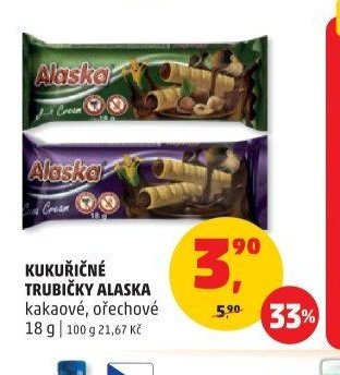 KUKUŘIČNÉ TRUBIČKY ALASKA