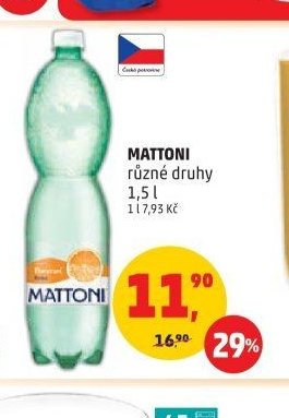 MATTONI různé druhy