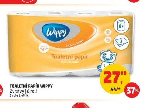 TOALETNÍ PAPÍR WIPPY