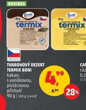 TVAROHOVÝ DEZERT TERMIX BONI