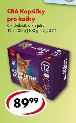 CBA Kapsičky pro kočky