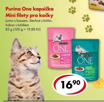 Purina One kapsička Mini filety pro kočky