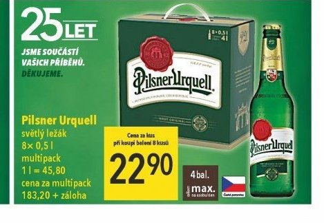 Pilsner Urquell světlý ležák
