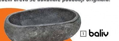 Umyvadlo přírodní Riverstone Baliv