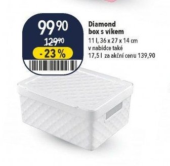 Diamond box s víkem 11 l