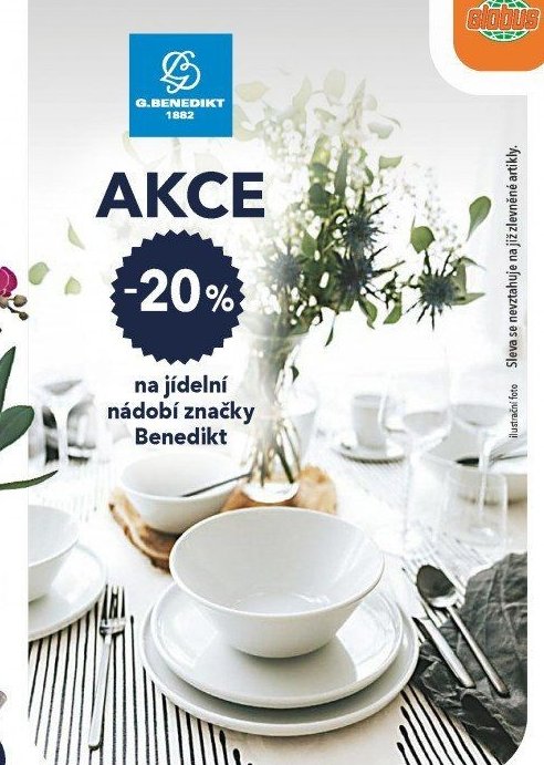 Jídelní nádobí značky Benedikt