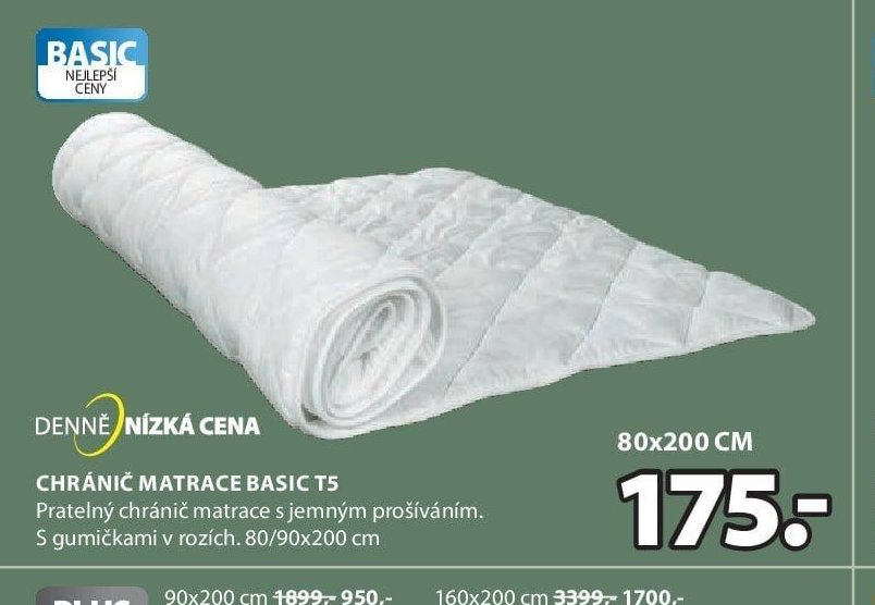 CHRÁNIČ MATRACE BASIC T5 - Jysk akcniletaky.com