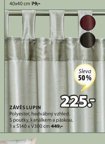 ZÁVĚS LUPIN - Jysk akcniletaky.com