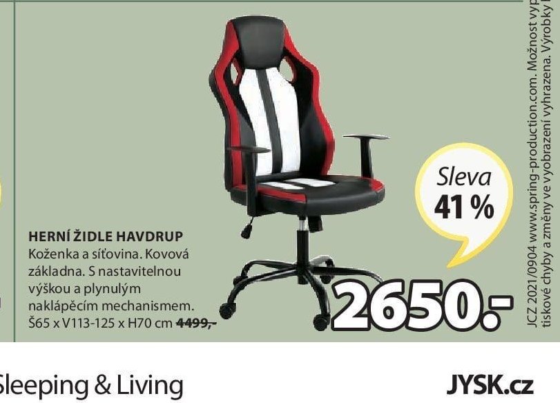 HERNÍ ŽIDLE HAVDRUP - Jysk akcniletaky.com