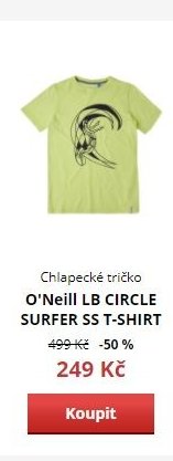 Chlapecké tričko O'Neill LB CIRCLE SURFER SS T-SHIRT