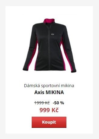 Dámská sportovní mikina Axis MIKINA