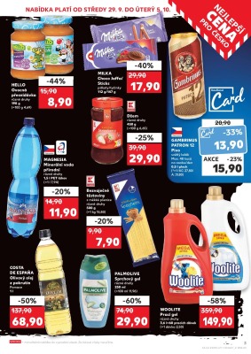 akční leták Kaufland 29.9.2021-5.10.2021