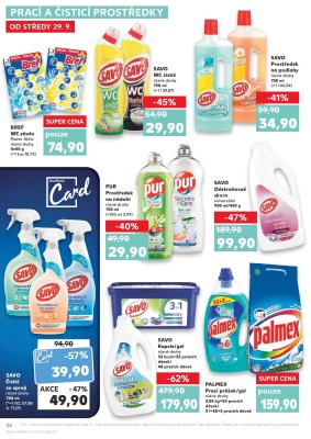 akční leták Kaufland 29.9.2021-5.10.2021