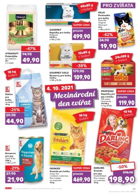 akční leták Kaufland 29.9.2021-5.10.2021