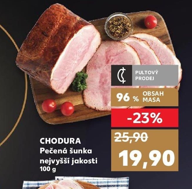 CHODURA Pečená šunka nejvyšší jakosti 100 g