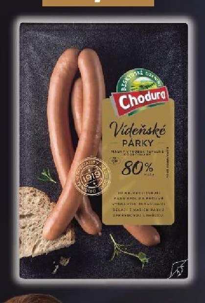CHODURA Vídeňské párky 460 g