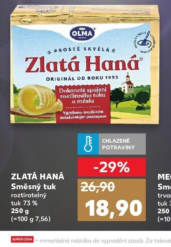 ZLATÁ HANÁ Směsný tuk