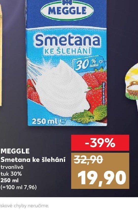 MEGGLE Smetana ke šlehání