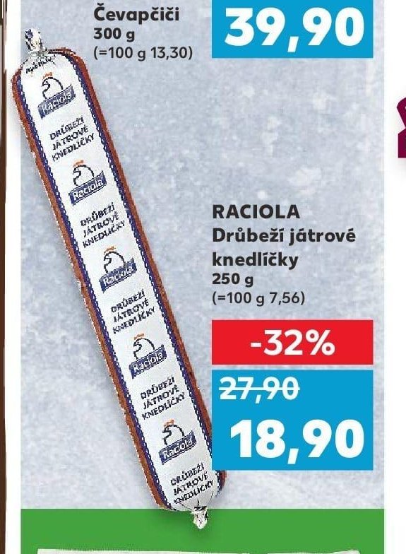 RACIOLA Drůbeží játrové knedlíčky