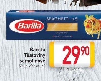 Barilla Těstoviny semolinové
