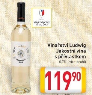 Víno Vinařství Ludwig - přívlastkové
